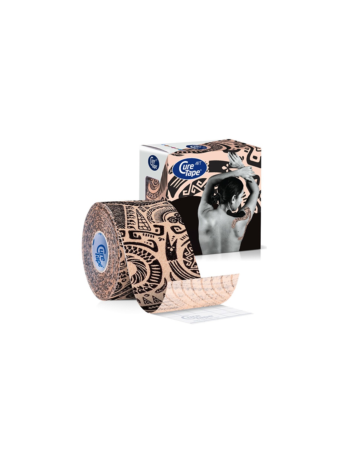 CureTape Nastro kinesiologico per tatuaggi temporanei, 5 cm x 5 m unisex