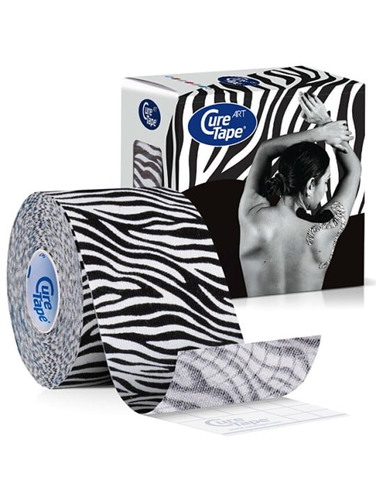 CureTape Nastro kinesiologico Art Zebra 5 cm x 5 m unisex
