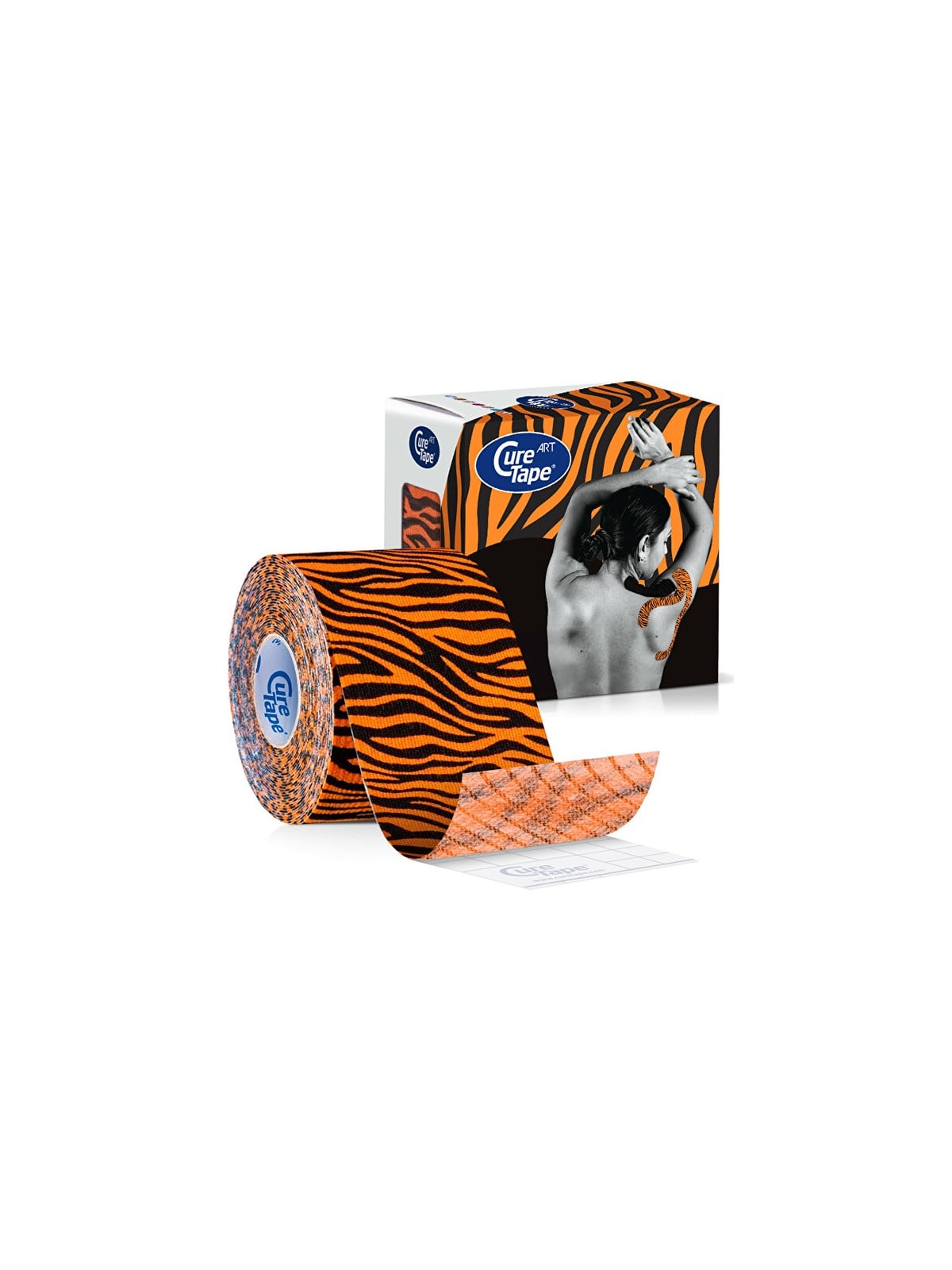CureTape Nastro kinesiologico Art Tiger 5 cm x 5 m unisex
