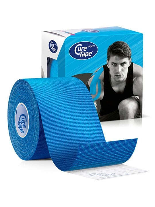 CureTape Nastro kinesiologico sportivo blu 5 cm x 5 m unisex