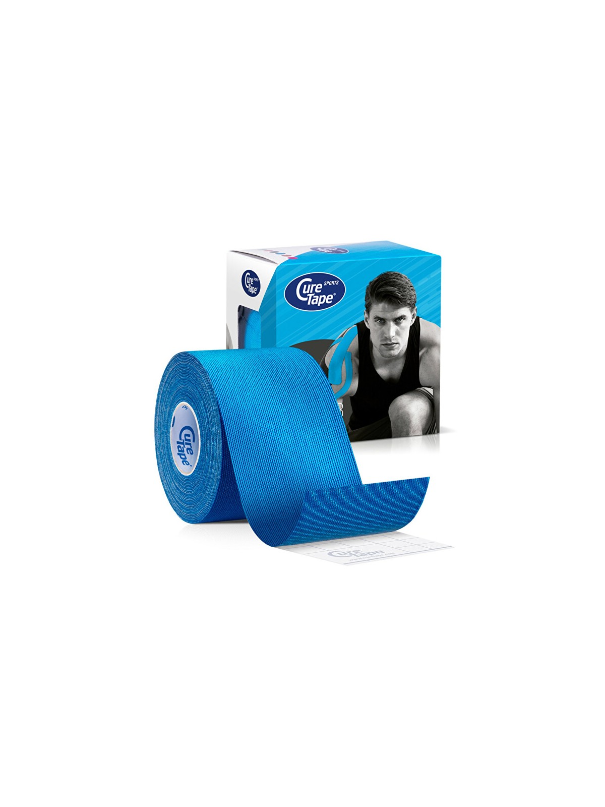 CureTape Nastro kinesiologico sportivo blu 5 cm x 5 m unisex