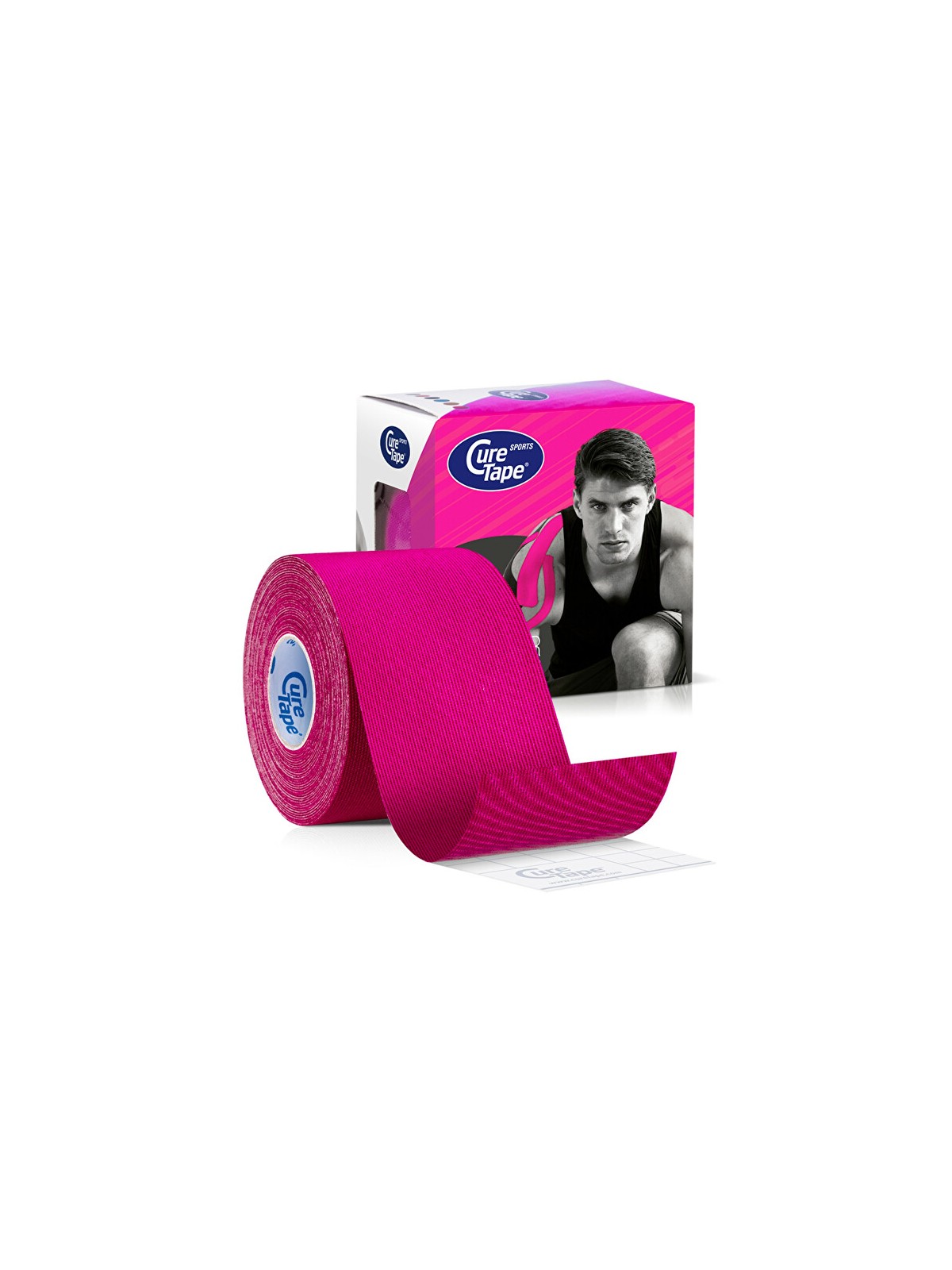 CureTape Nastro kinesiologico sportivo rosa 5 cm x 5 m unisex
