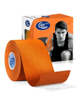 CureTape Nastro kinesiologico sportivo arancione 5 cm x 5 m unisex