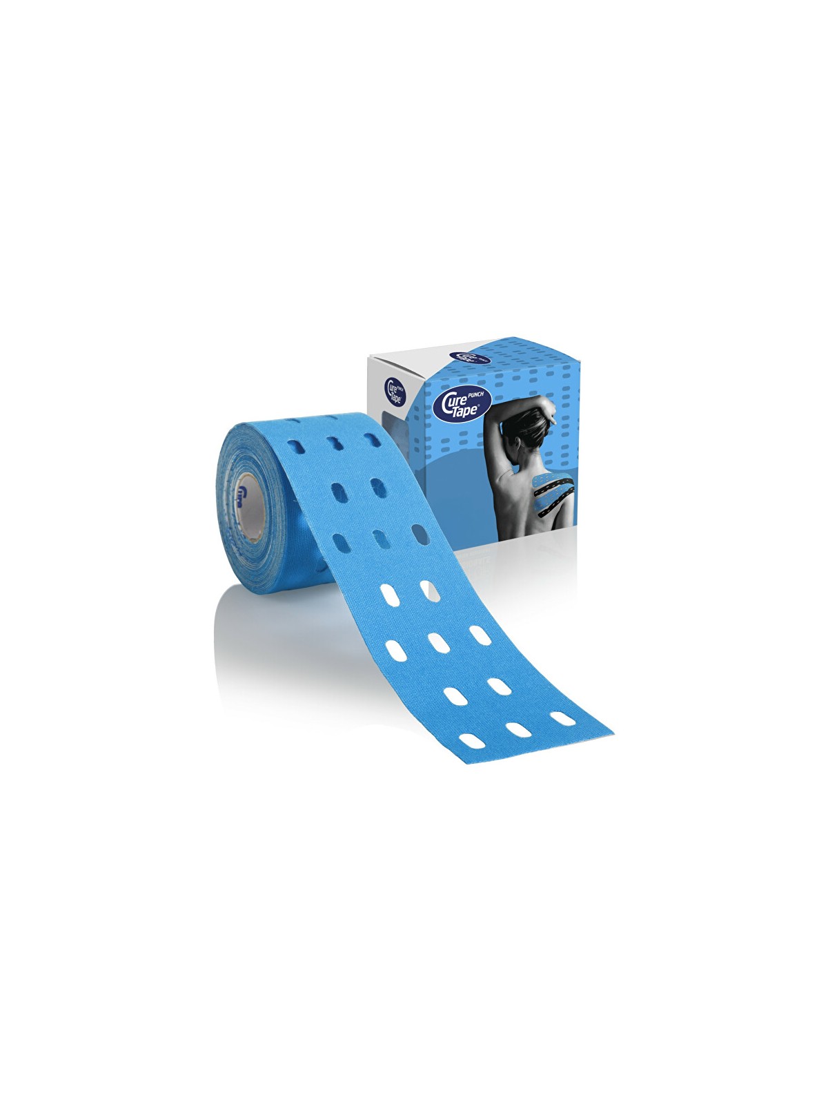 CureTape Nastro kinesiologico Punch Blue 5 cm x 5 m unisex