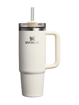 Stanley 1913 Tazza termica in acciaio inox The Quencher/Cup H2.0 scanalata 890ml Crema Lucida unisex
