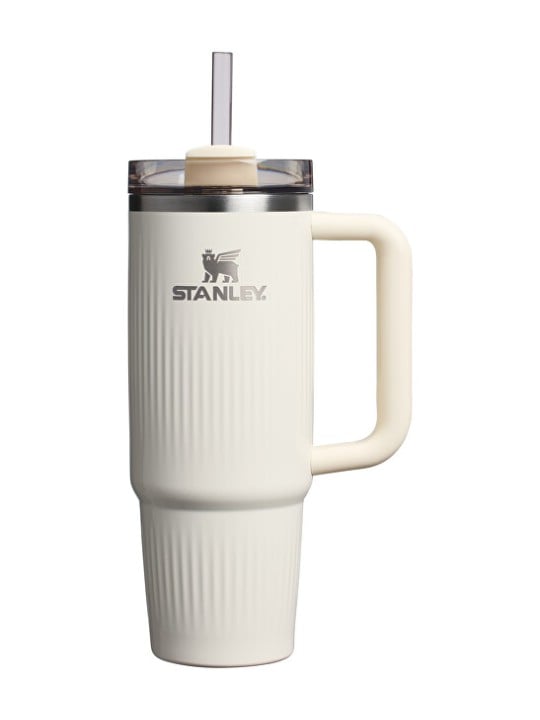 Stanley 1913 Tazza termica in acciaio inox The Quencher/Cup H2.0 scanalata 890ml Crema Lucida unisex