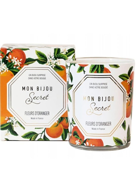 Troli Candela profumata 40h con gioiello Fiore d'arancio CROFO100 donna