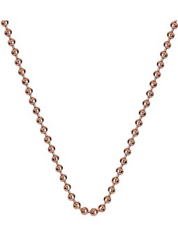 Hot Diamonds Catena in argento Emozioni Catena di perline in oro rosa 18 CH007 donna