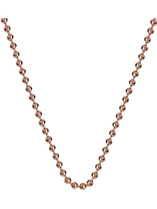 Hot Diamonds Catena in argento Emozioni Catena di perline in oro rosa 18 CH007 donna