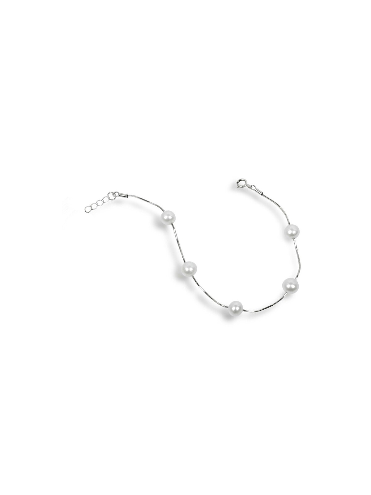 JwL Luxury Pearls Braccialetto delicato con perle bianche autentiche JL0173 donna