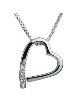 Hot Diamonds Collane con diamanti caldi: aggiungi semplicemente ricordi d'amore DP100 donna