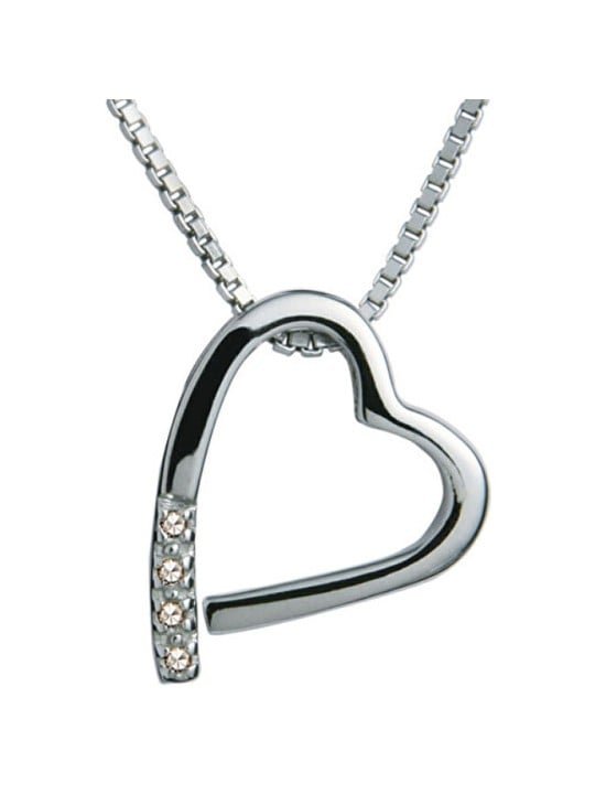Hot Diamonds Collane con diamanti caldi: aggiungi semplicemente ricordi d'amore DP100 donna