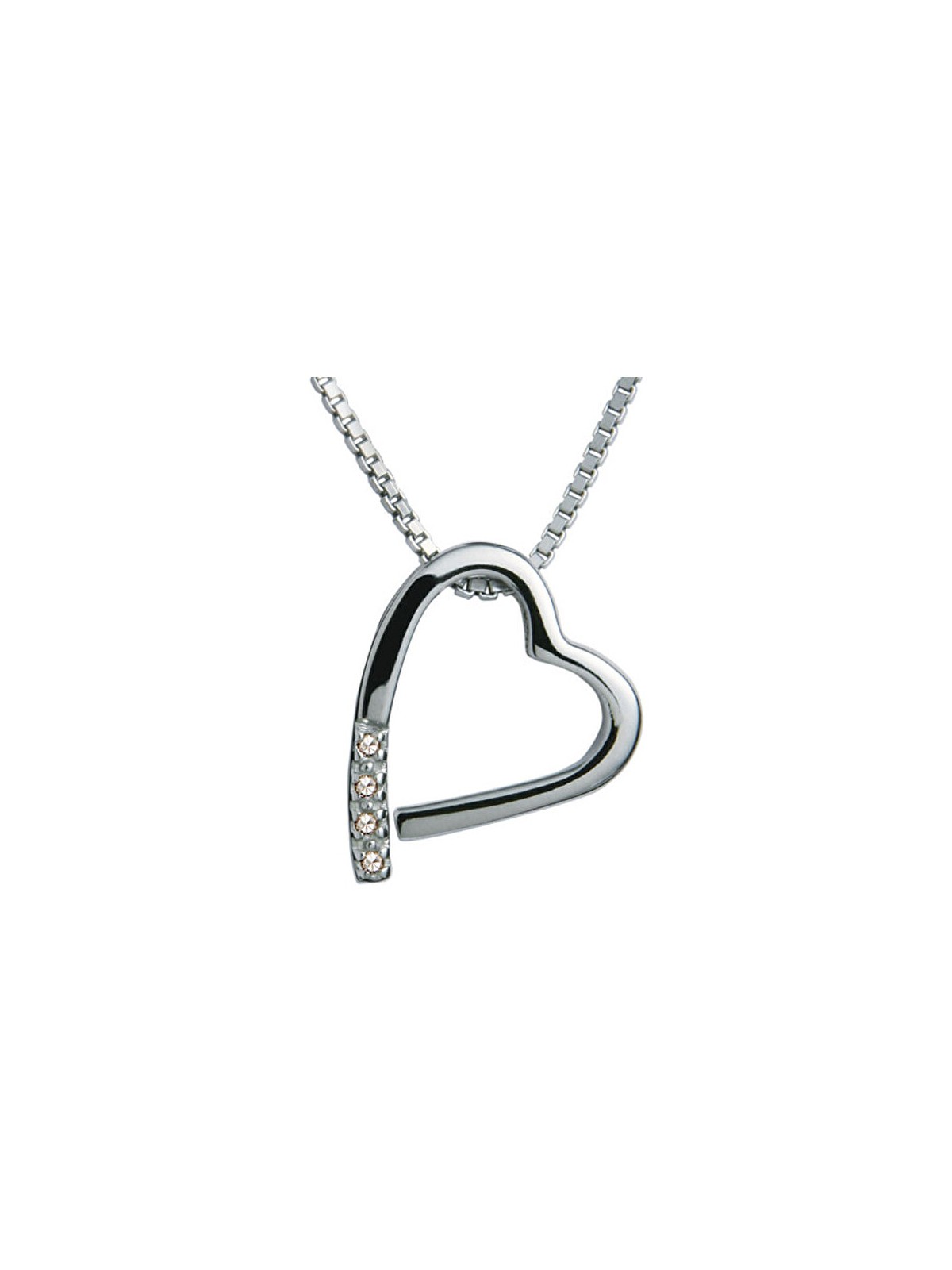 Hot Diamonds Collane con diamanti caldi: aggiungi semplicemente ricordi d'amore DP100 donna