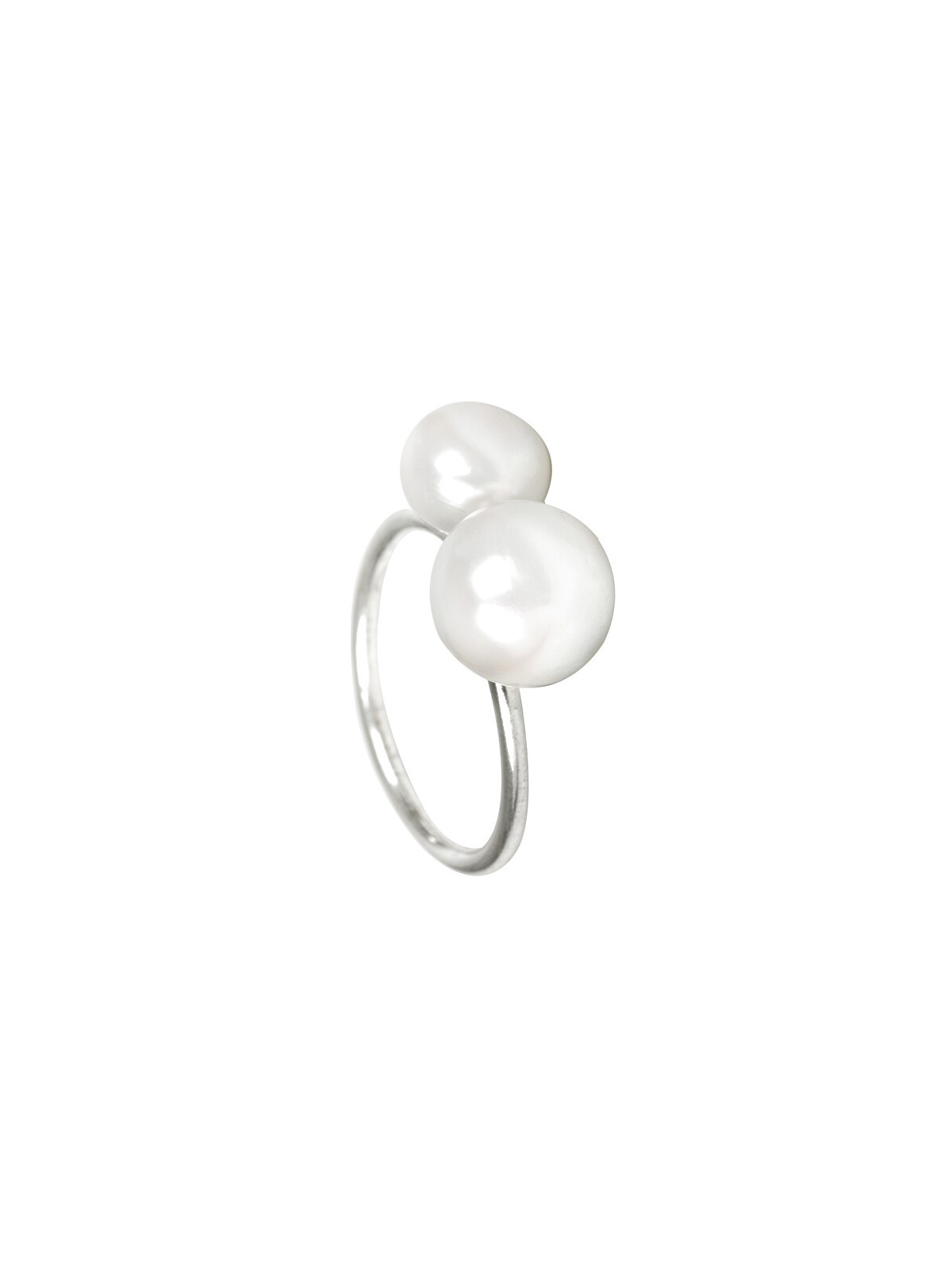 JwL Luxury Pearls Anello in argento con doppia perlina JL0058 donna