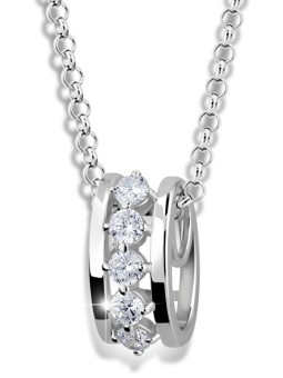 Modesi Collana alla moda in argento M41090 donna