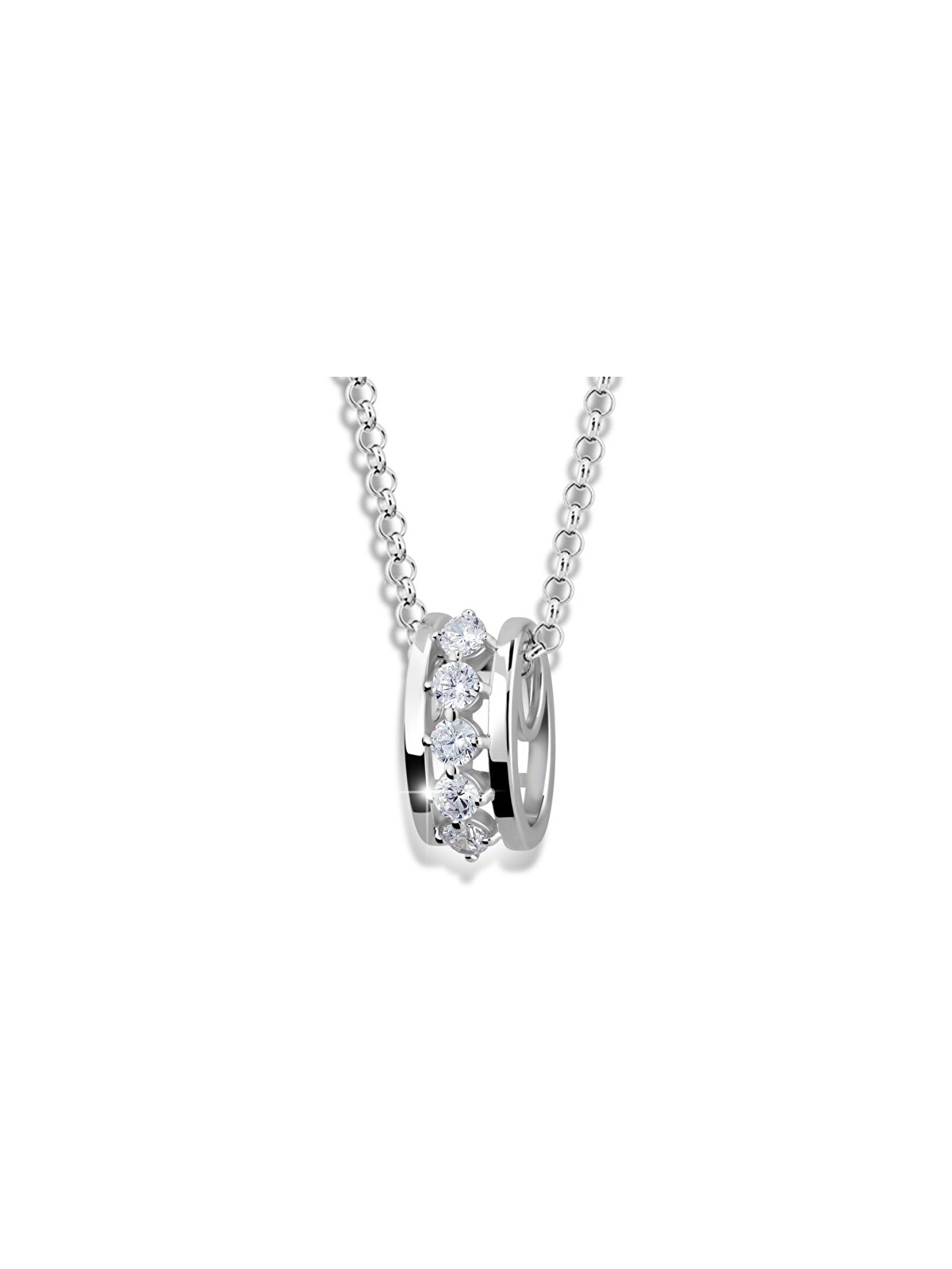 Modesi Collana alla moda in argento M41090 donna