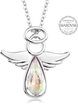 Levien Collana di cristallo arcobaleno Angelo Rafael donna