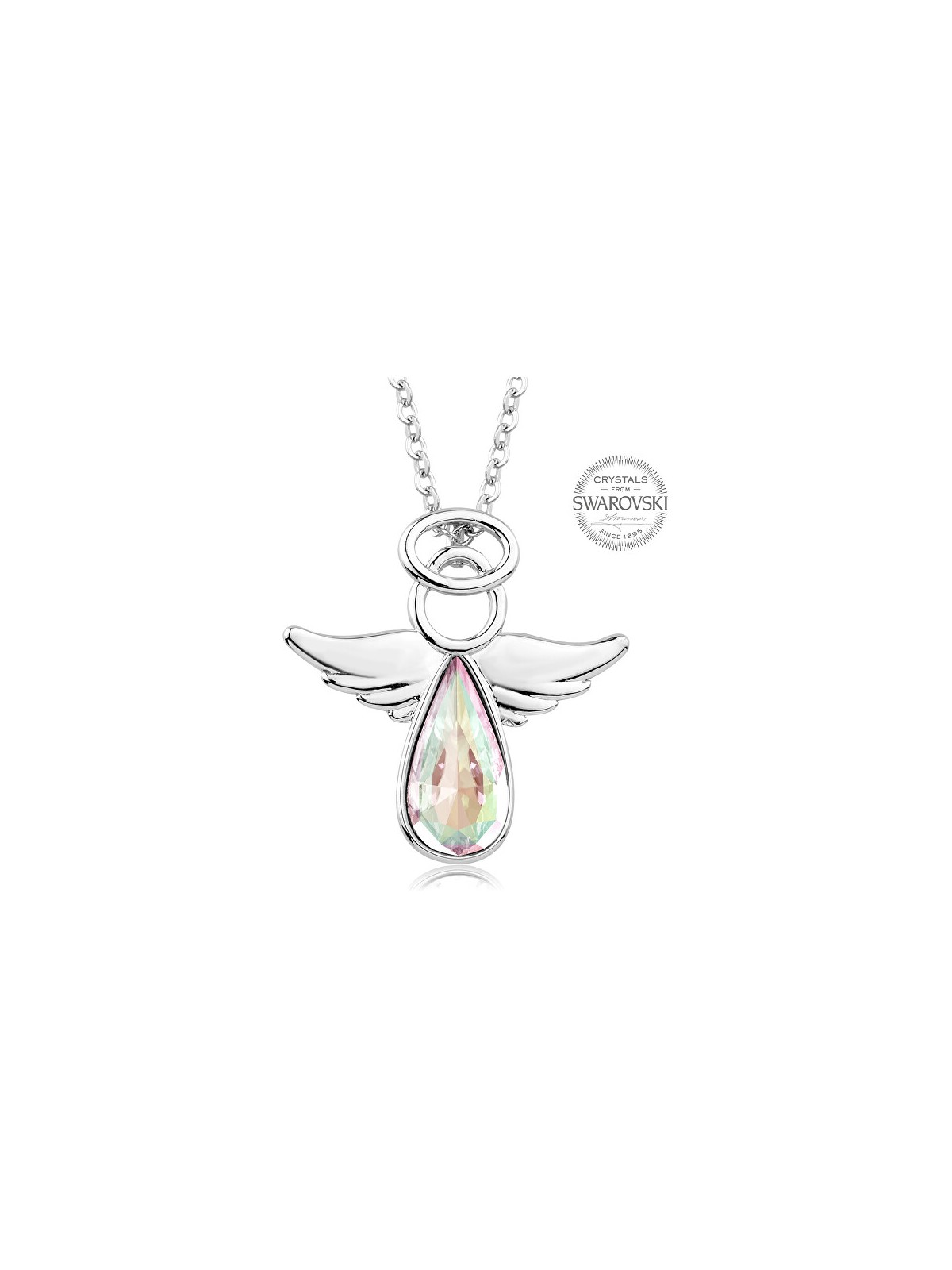 Levien Collana di cristallo arcobaleno Angelo Rafael donna