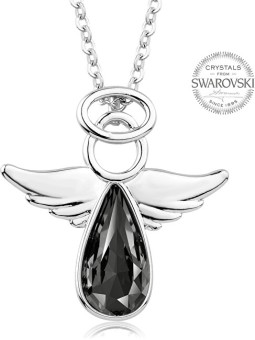 Levien Collana di cristallo scuro Angelo Rafael donna