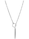 Troli Elegante collana in acciaio donna