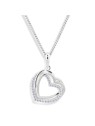 Modesi Collana a forma di cuore con zirconi M43059 donna