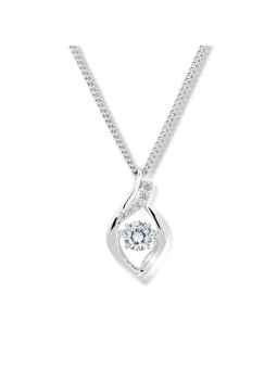 Modesi Bellissima collana con cristalli e zirconi M43066 donna