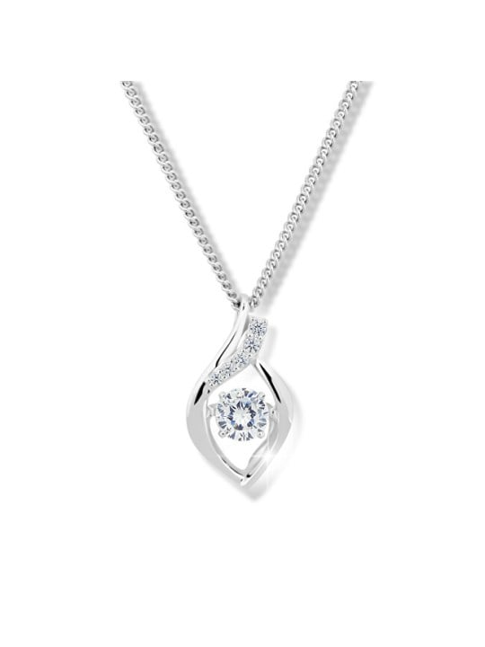Modesi Bellissima collana con cristalli e zirconi M43066 donna