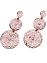 Oliver Weber Orecchini rosa dorati con cristalli Orient 22777RG donna