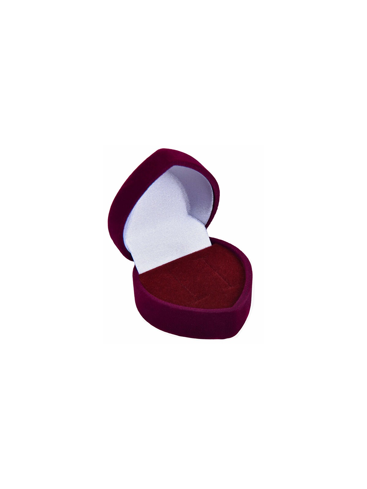 JK Box Scatola regalo bordeaux per orecchini Cuore F-75 / NA / A10 donna