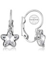 Levien Orecchini femminili con cristallo trasparente STARBLOOM donna