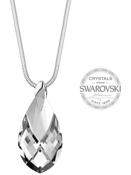 Levien Collana da donna con cristallo Metcap a forma di pera donna
