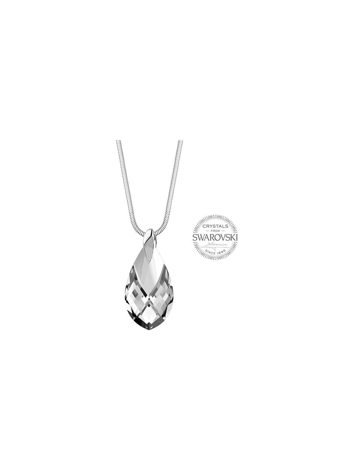 Levien Collana da donna con cristallo Metcap a forma di pera donna
