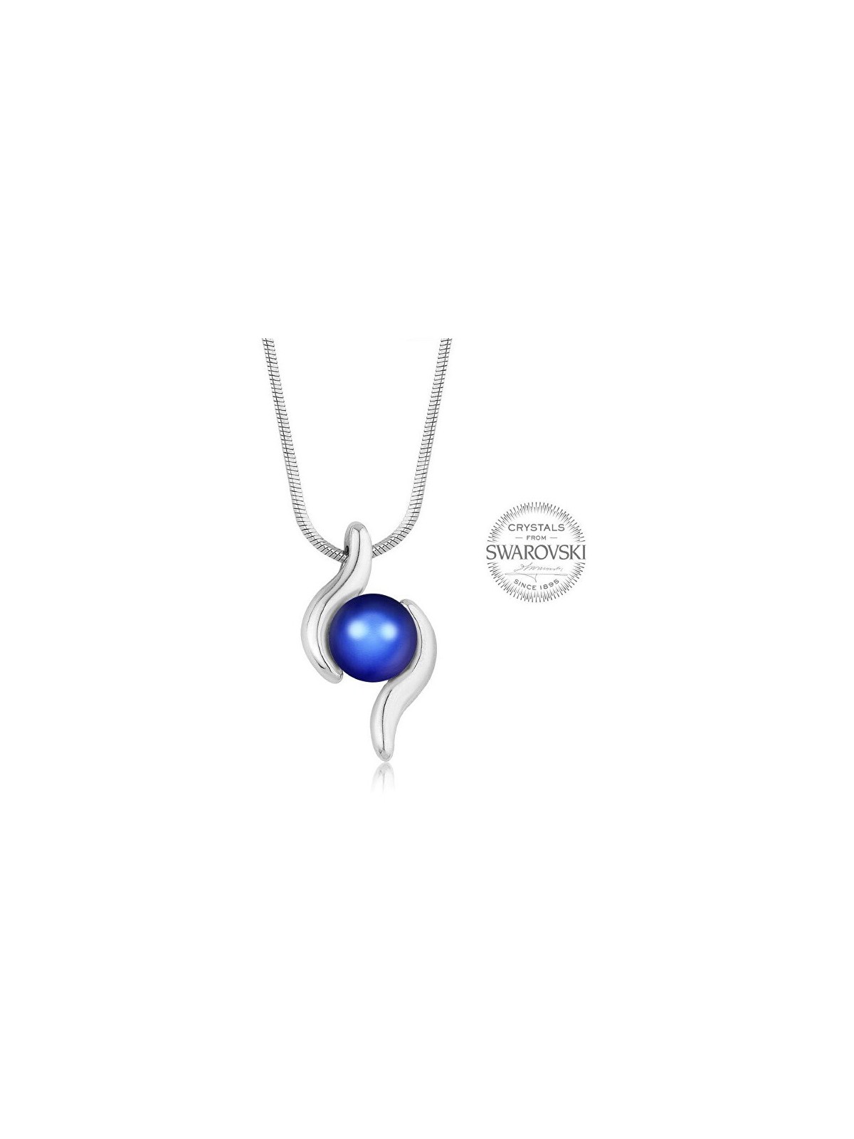 Levien Collana alla moda con onde di perle donna