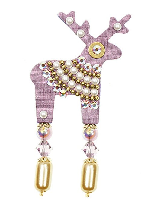 Deers Piccolo palco di cervo viola Besidia donna