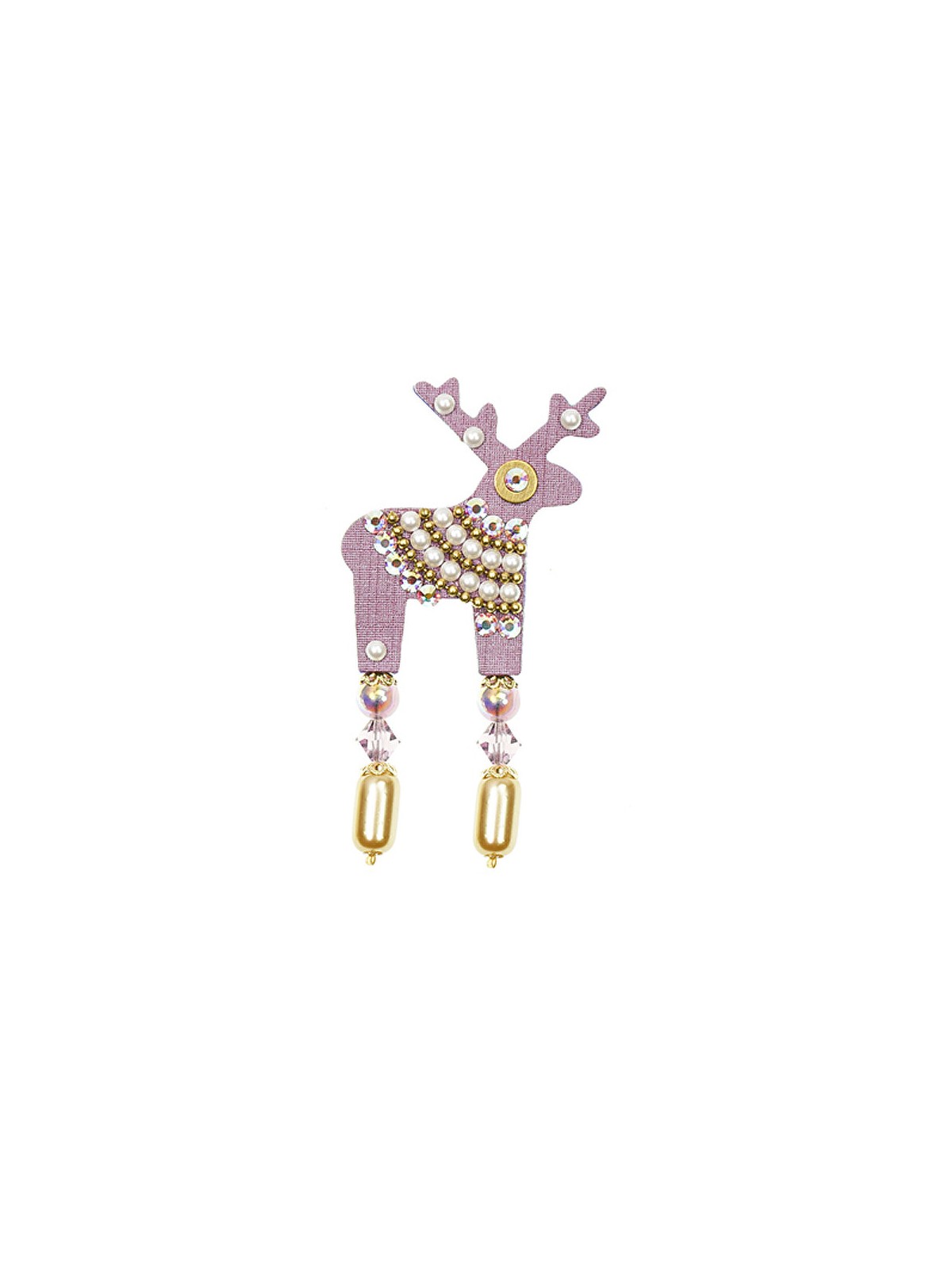 Deers Piccolo palco di cervo viola Besidia donna