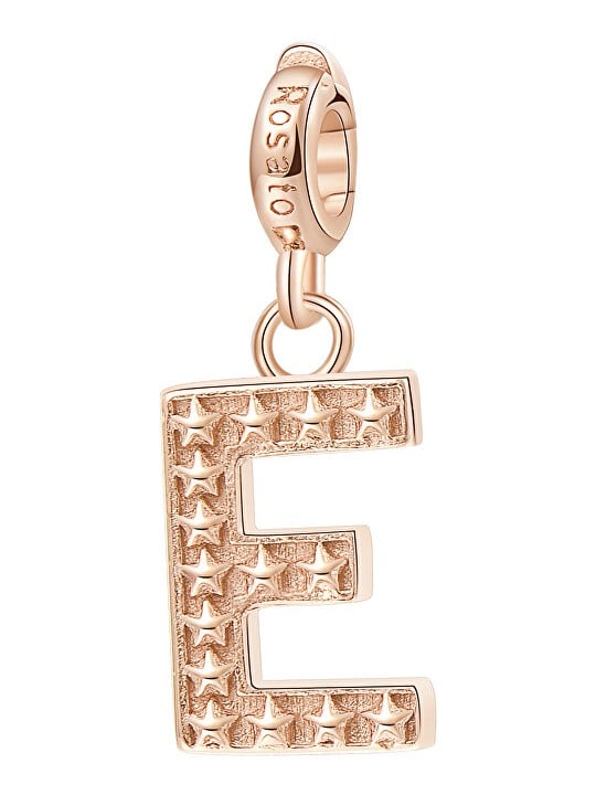Rosato Ciondolo in bronzo a forma di lettera "E" Story RZ083 donna