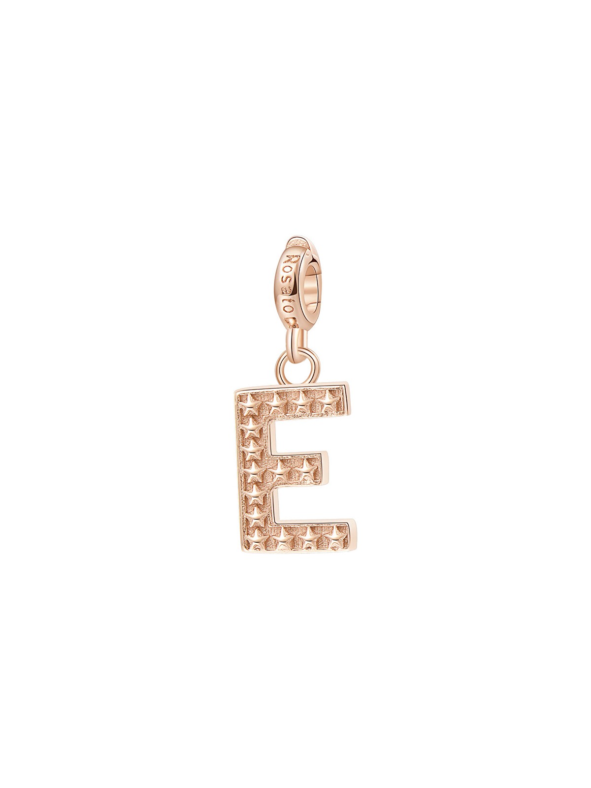 Rosato Ciondolo in bronzo a forma di lettera "E" Story RZ083 donna