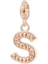 Rosato Ciondolo in bronzo a forma di lettera "S" Story RZ097 donna