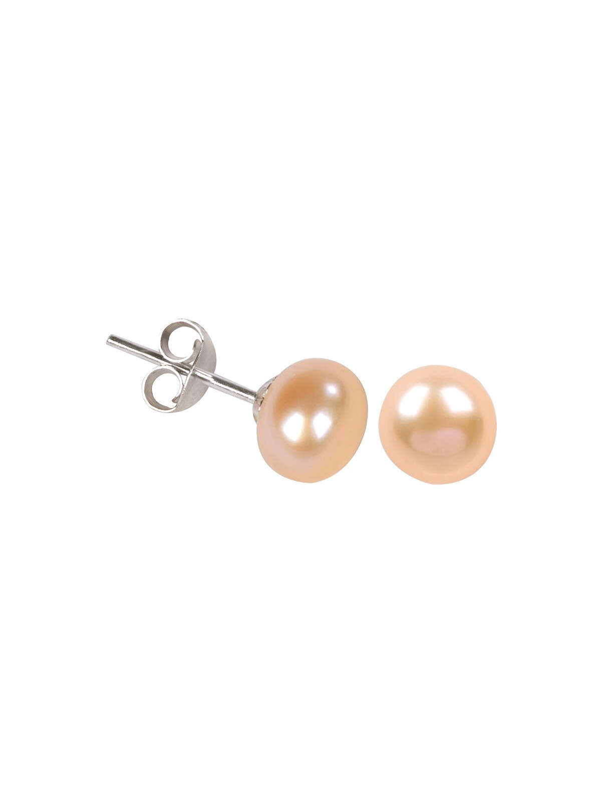 JwL Luxury Pearls Orecchini realizzati con vere perle di salmone donna