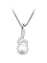 Silver Cat Delicata collana con perle e zirconi SC413 donna