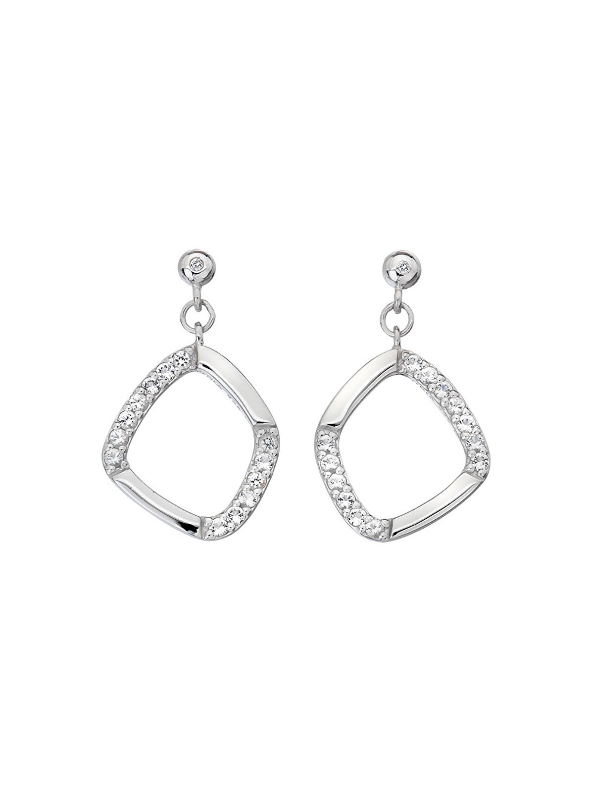 Hot Diamonds Orecchini scintillanti in argento con diamanti Behold DE646 donna