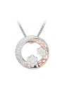 Silver Cat Romantica collana bicolore con zirconi SC431 donna
