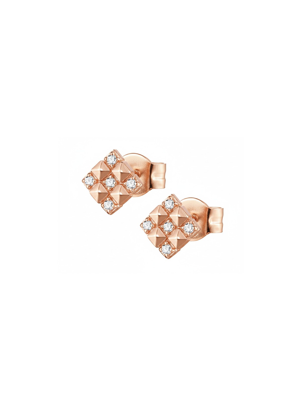 Rosato Orecchini in bronzo scintillanti Cubica RZO039 donna