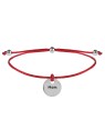 Troli Braccialetto a corda Mommy Rosso / Acciaio donna