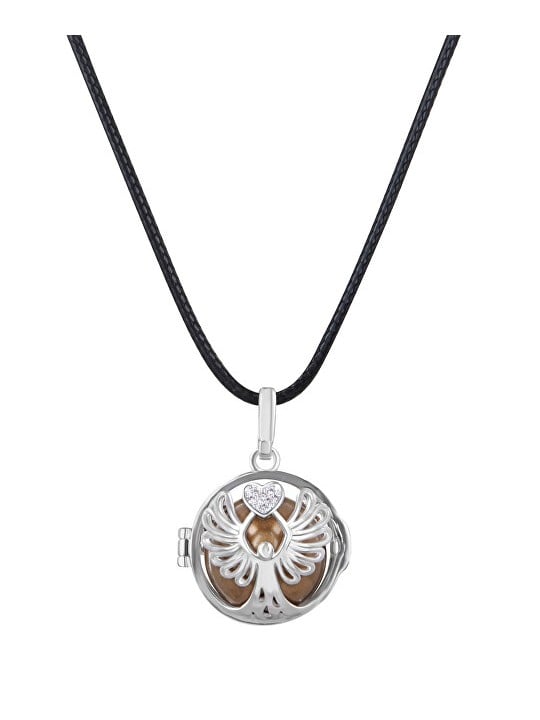 MUMMY BELL Collana da donna marrone con messaggio K10PH18 donna