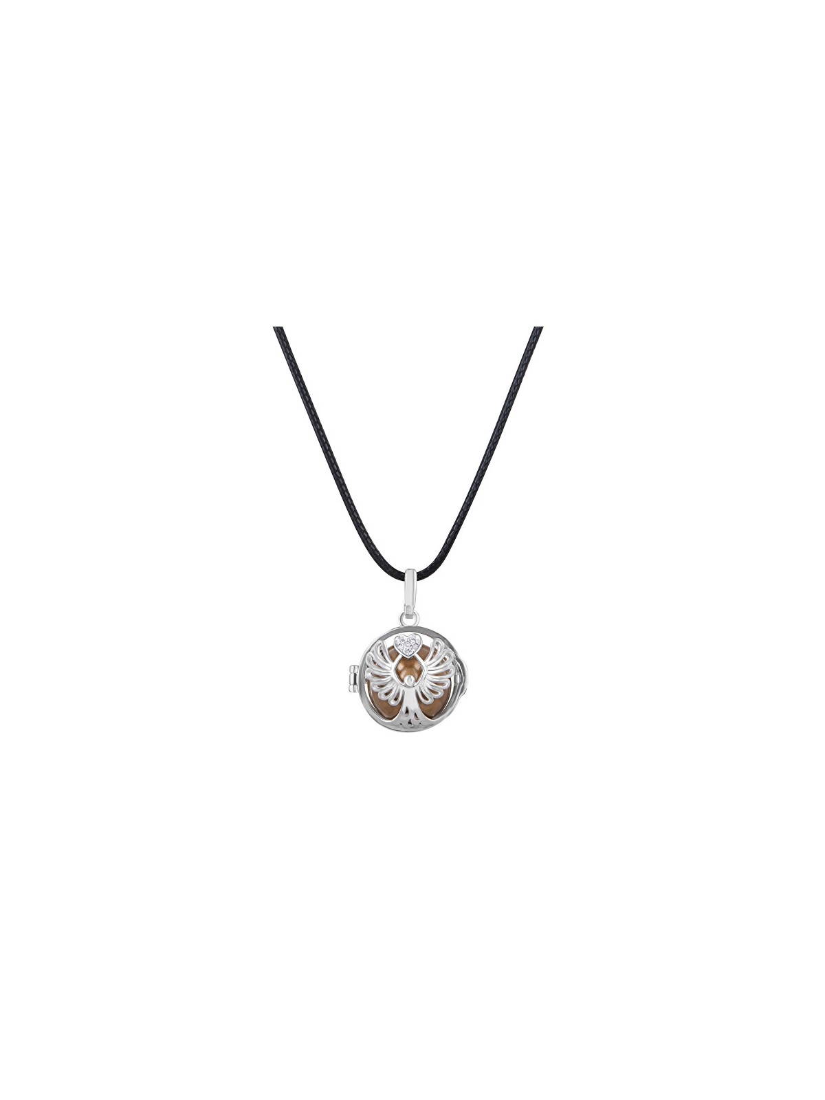 MUMMY BELL Collana da donna marrone con messaggio K10PH18 donna
