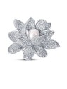JwL Luxury Pearls Bellissima spilla con perla 2 in 1 a forma di fiore di loto JL0697 donna