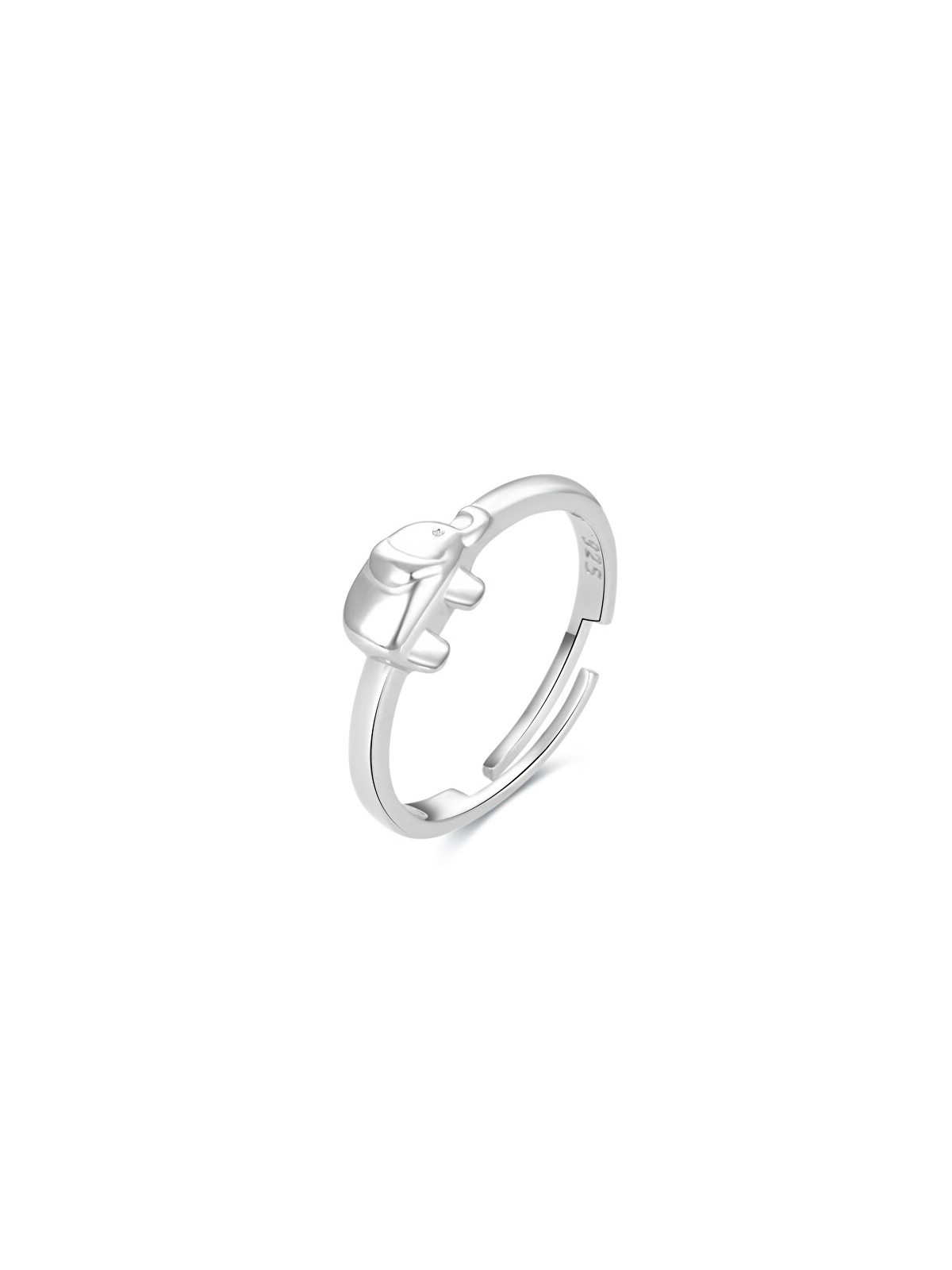 Beneto Anello giocoso a forma di zampa di elefante in argento AGGF490 donna