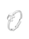 Beneto Anello giocoso a forma di zampa di elefante in argento AGGF490 donna