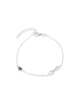 Beneto Bracciale alla moda in argento "amore infinito" AGB629 / 21 donna